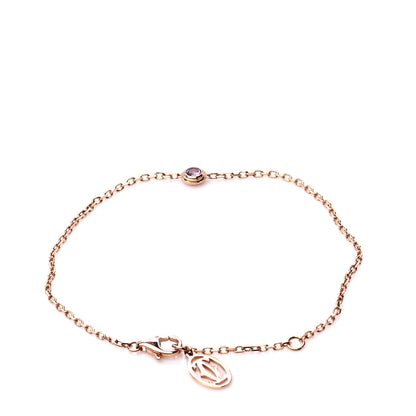 Cartier 18K Pink Gold Pink Sapphire D'Amour Bracelet 3 of 7