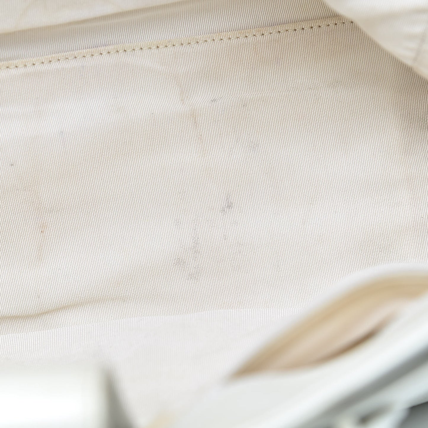 Calfskin Cerf Executive Shopper Tote White