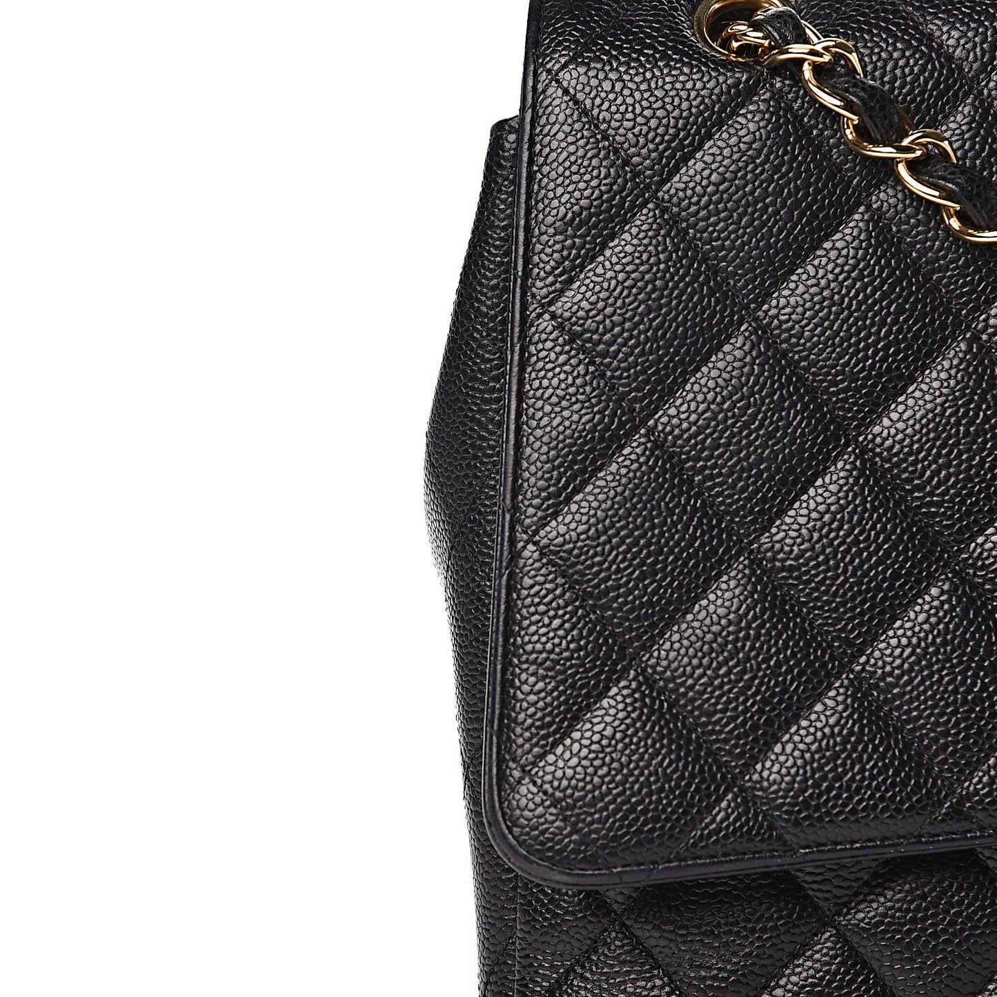 Caviar Quilted Maxi Single Flap Black