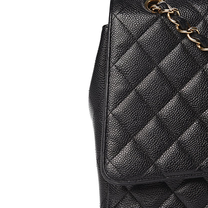 Chanel Caviar Quilted Maxi Single Flap Black 13 of 15