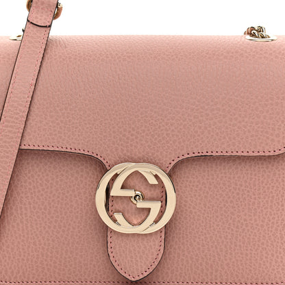 Gucci Dollar Calfskin Small Interlocking G Shoulder Bag Soft Pink 9 of 9