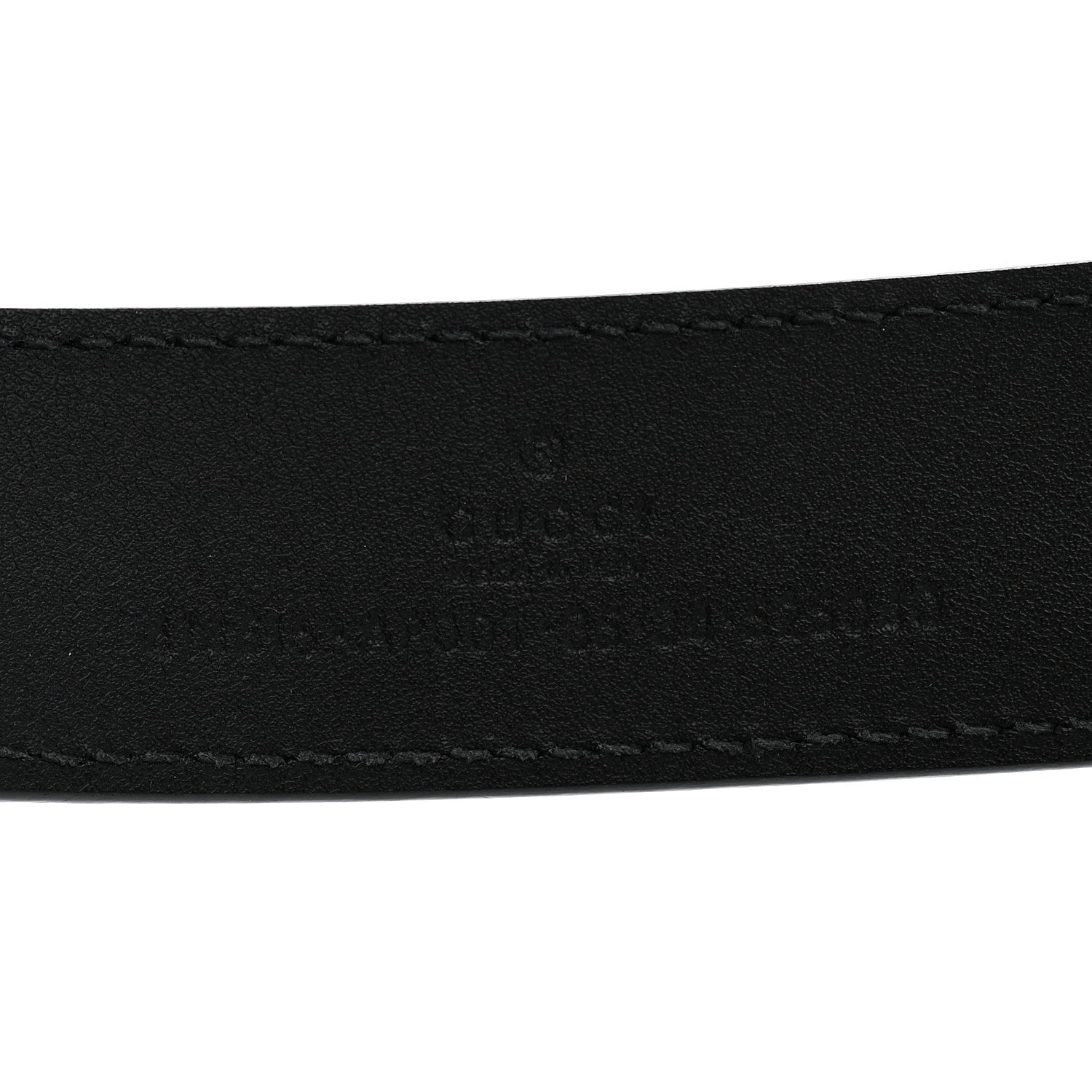 Gucci Calfskin Double G 30mm Belt 85 34 Black 3 of 5