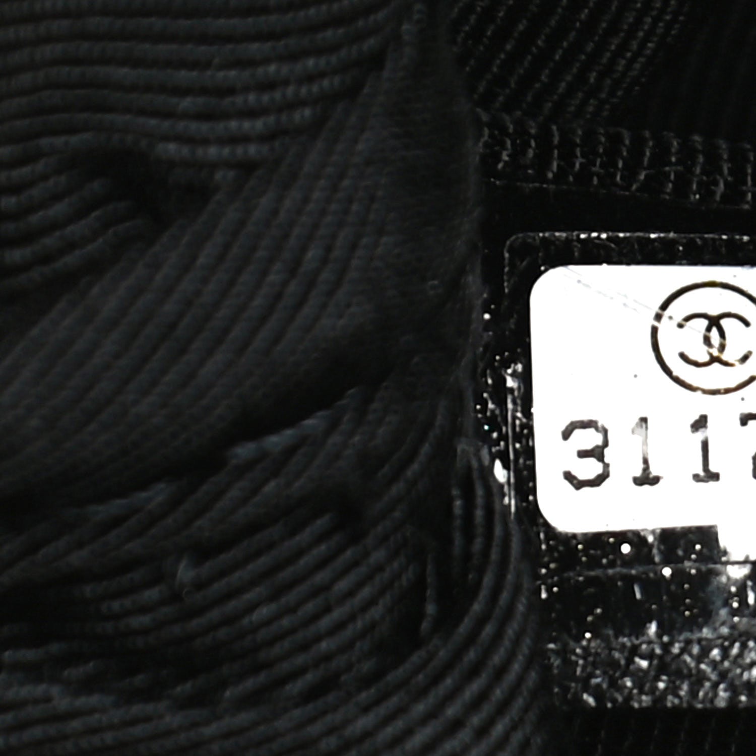 Chanel Lambskin Quilted Small No. 5 Cosmetic Case Black 8 of 12
