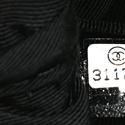 Chanel Lambskin Quilted Small No. 5 Cosmetic Case Black 8 of 12