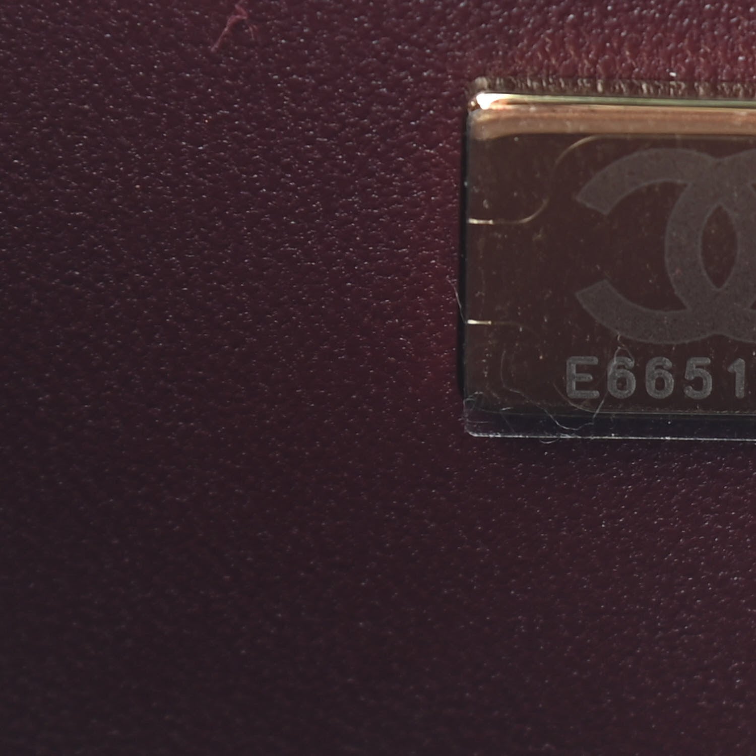 Chanel Caviar Quilted Small Double Flap Burgundy 6 of 8