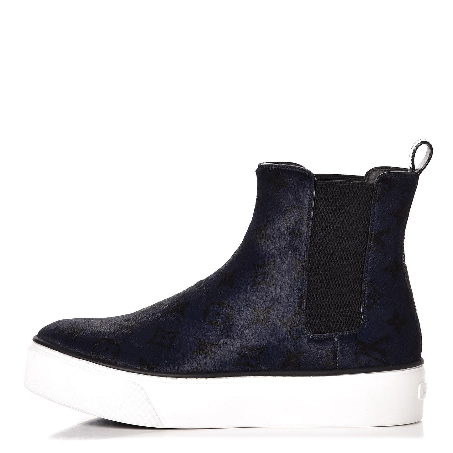 Pony Hair Moonwalk Sneaker Boot 39.5 Marine