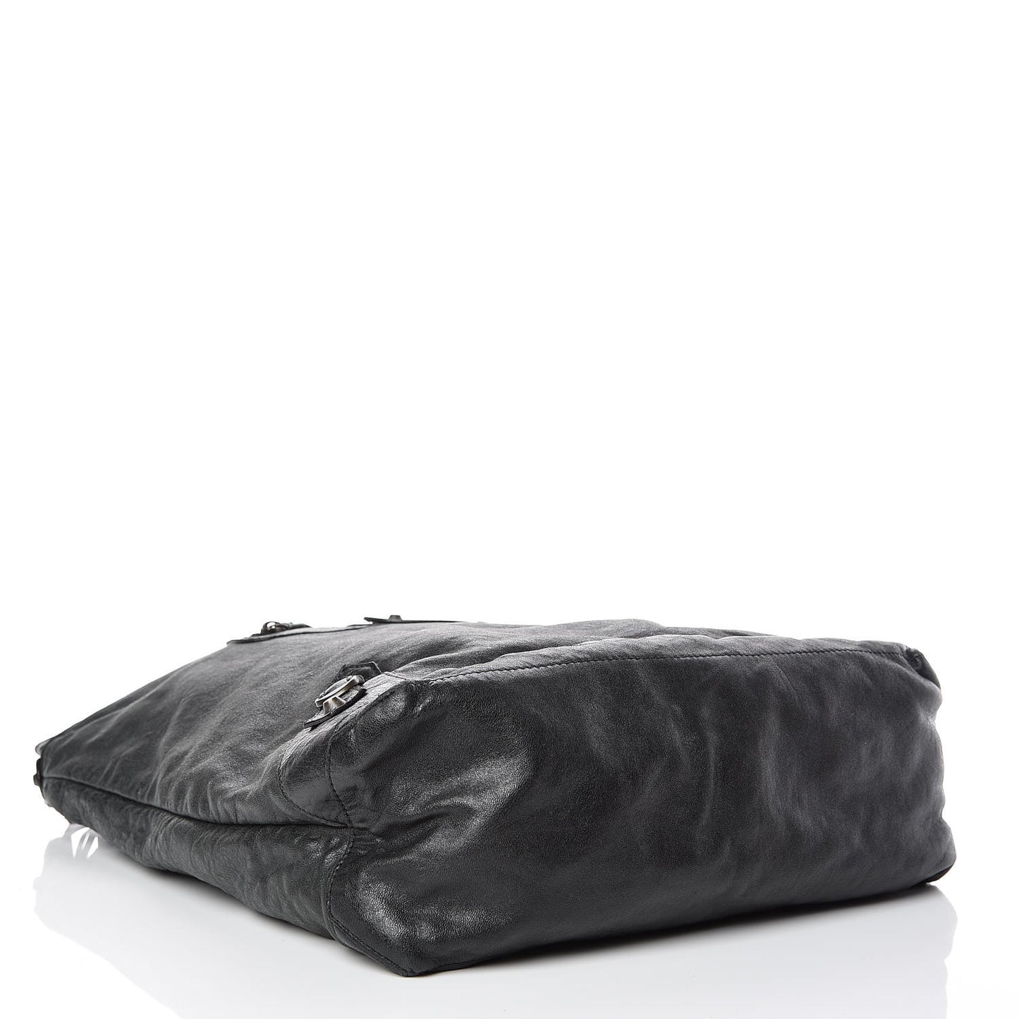 Agneau Classic Hardware Day Hobo Black