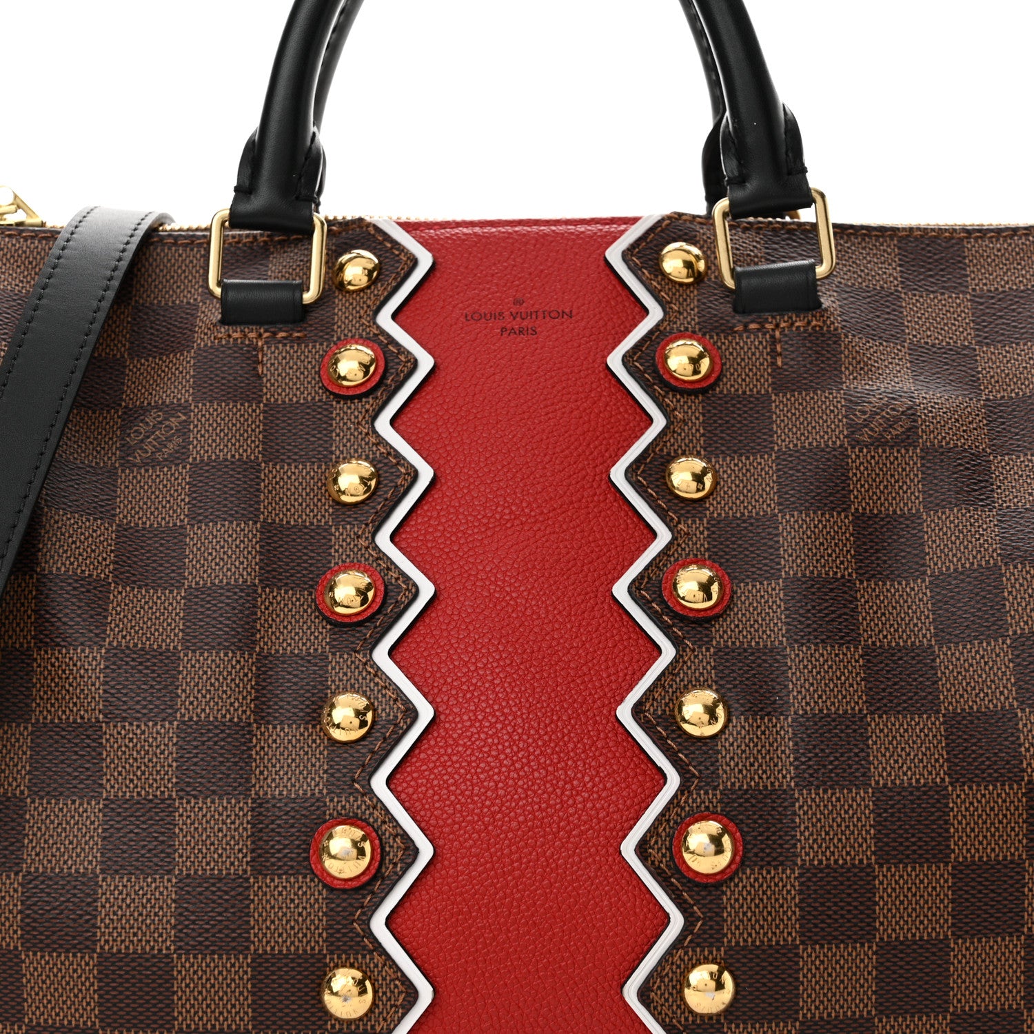 Louis Vuitton Damier Ebene Karakoram Speedy Bandouliere 30 8 of 12