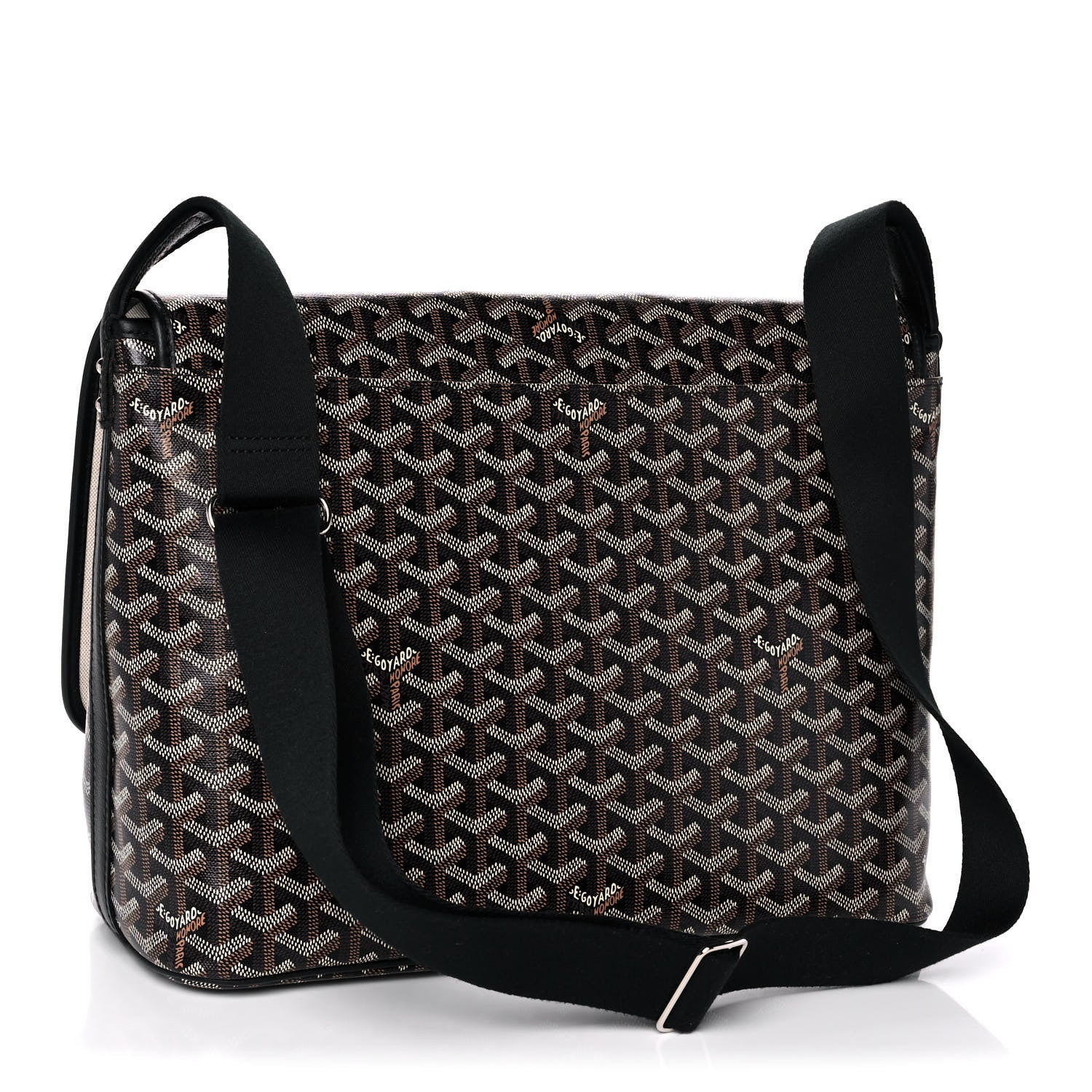Goyard Goyardine Capetien Messenger Bag Black 3 of 12