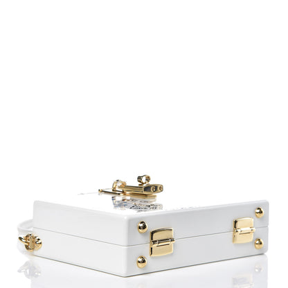 Dolce & Gabbana Resin "All I Need is Love and Wifi" Box Bag White 4 of 8