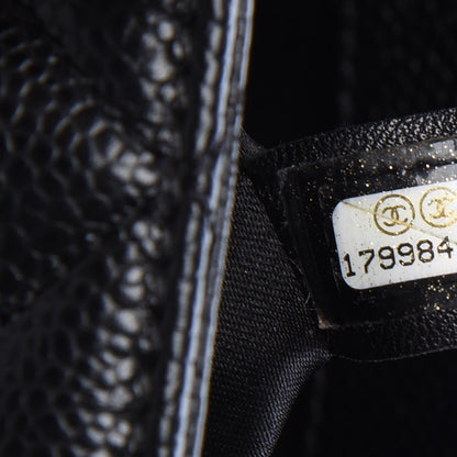 Chanel Caviar Quilted Grand Shopping Tote GST Black 5 of 9