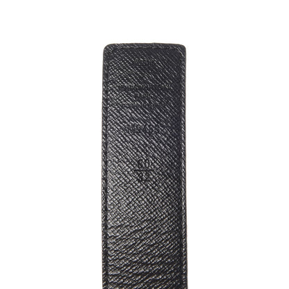 Louis Vuitton Calfskin Monogram 30mm LV Initiales Reversible Belt 80 32 Black 5 of 10