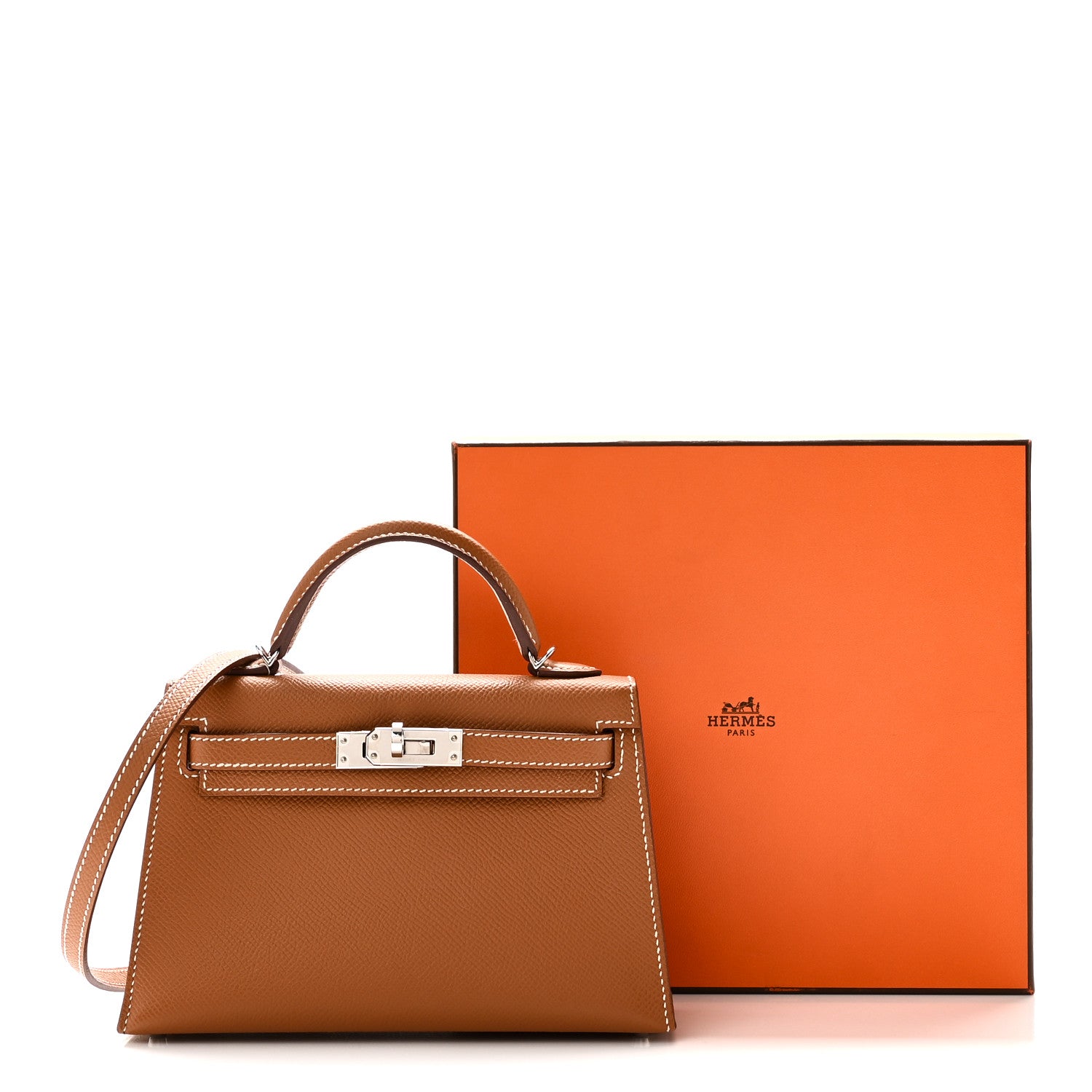 Hermes Epsom Mini Kelly Sellier 20 Gold 11 of 11