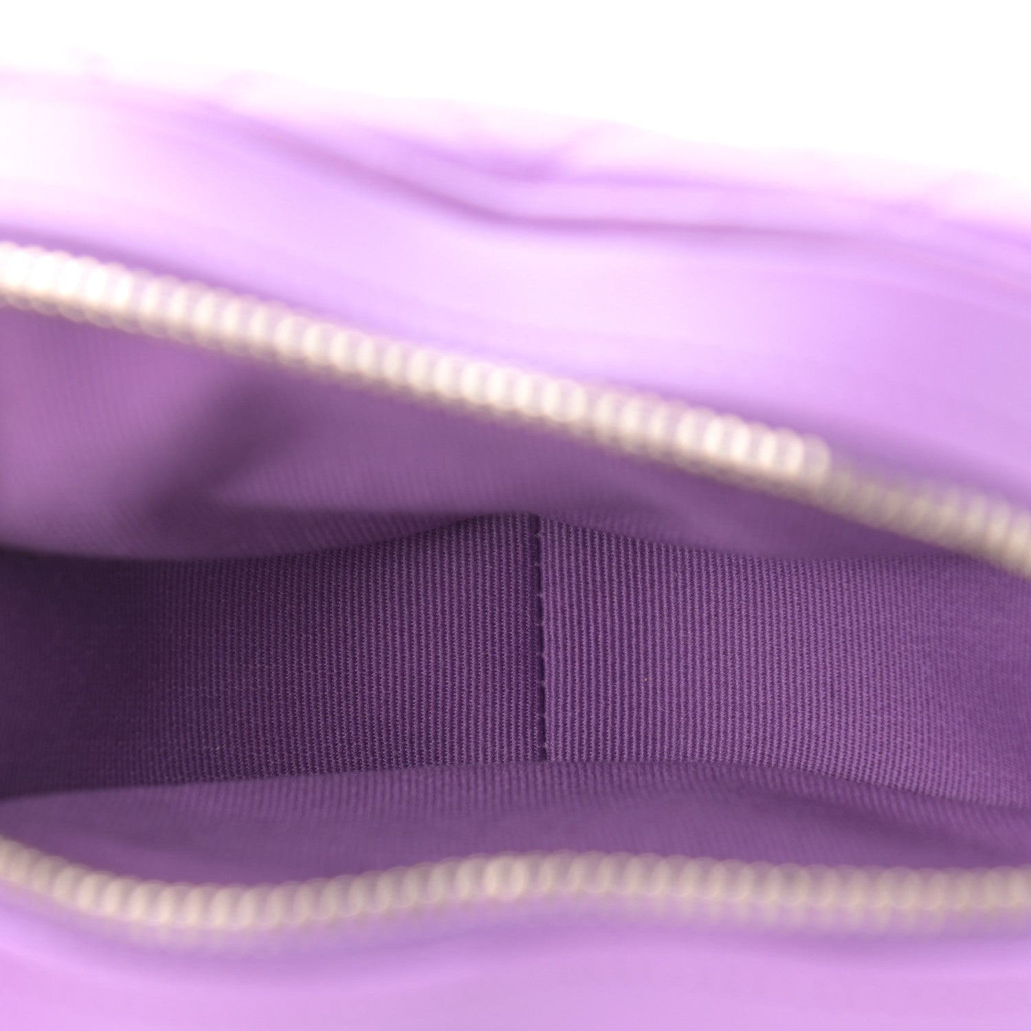 Chanel Lambskin Quilted CC In Love Heart Clutch With Chain Purple 5 of 11