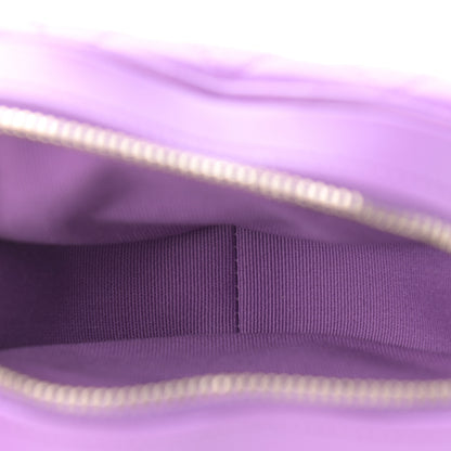 Chanel Lambskin Quilted CC In Love Heart Clutch With Chain Purple 5 of 11