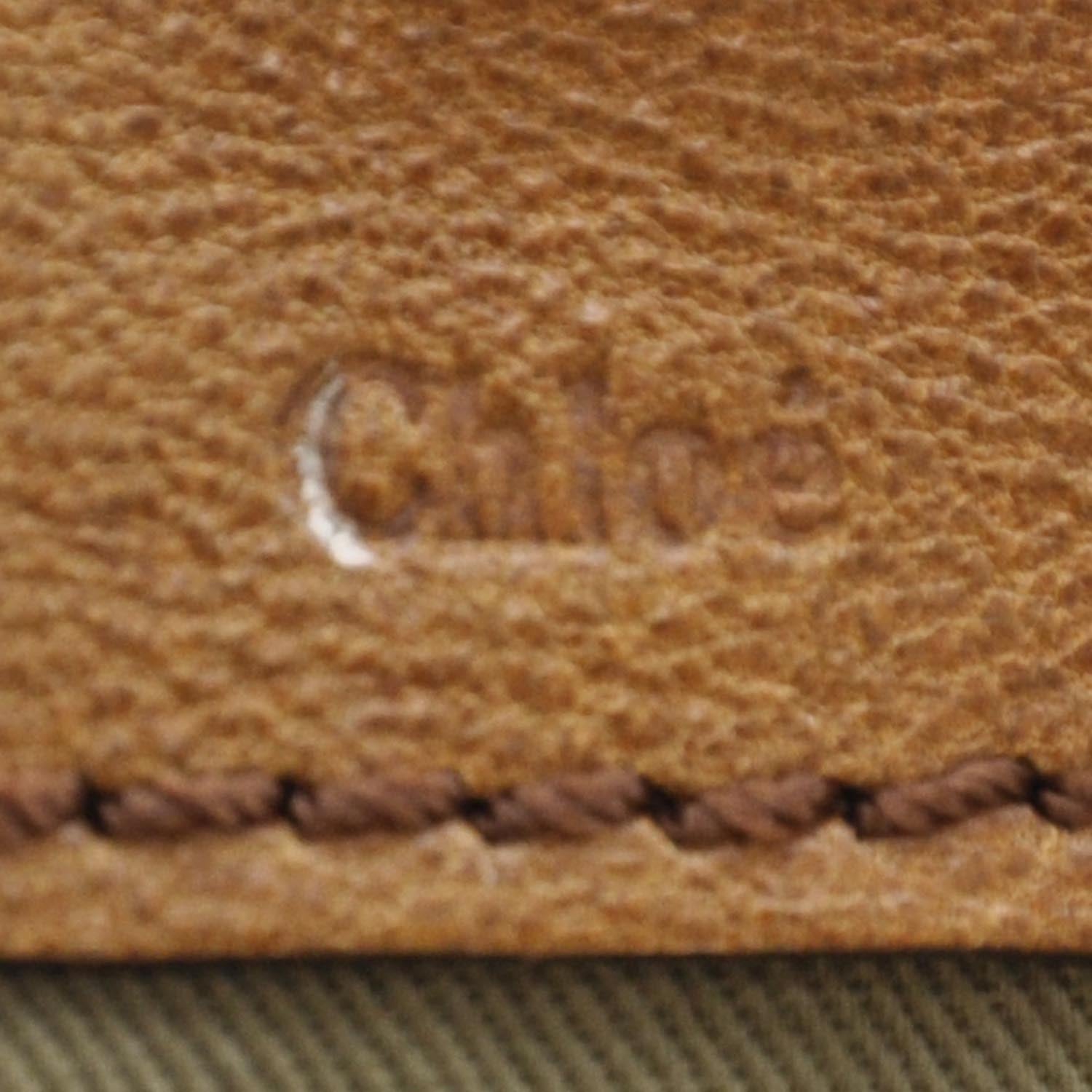 Chloe Canvas Leather Haley Tote 5 of 8
