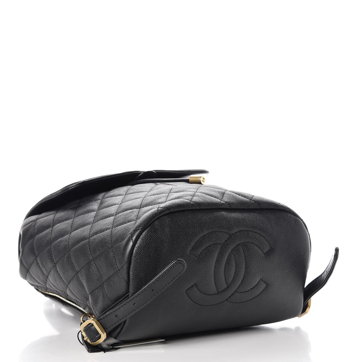 Caviar Quilted Filigree Backpack Black