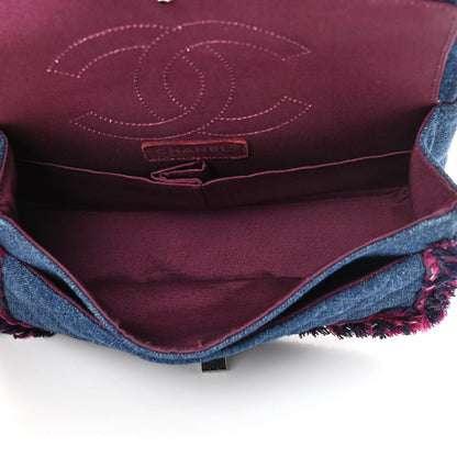 Chanel Denim Tweed 2.55 Reissue 225 Flap Blue Dark Pink 4 of 9