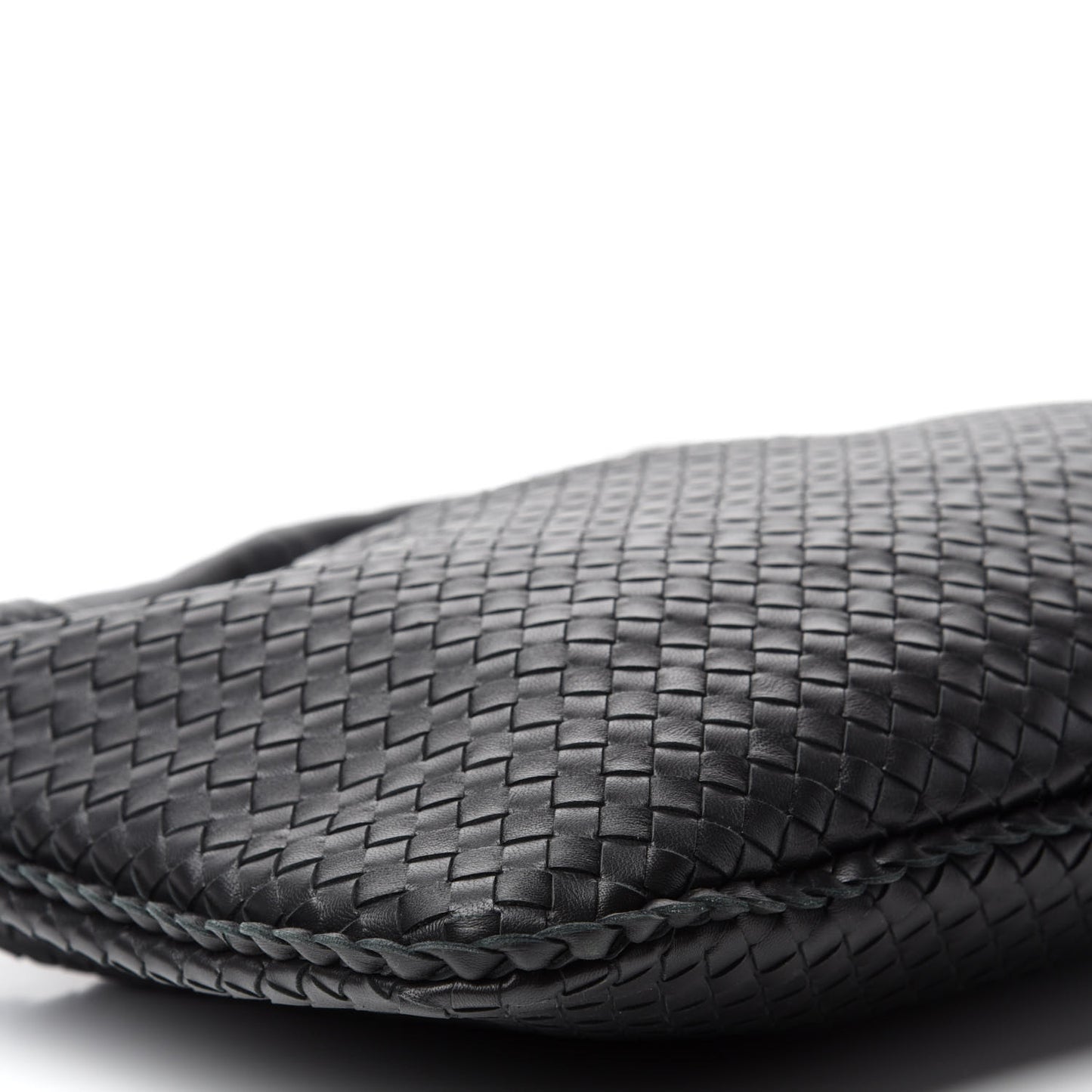 Nappa Intrecciato Large Veneta Hobo Black