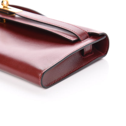 Hermes Box Kelly Cut Clutch Rouge H 9 of 9