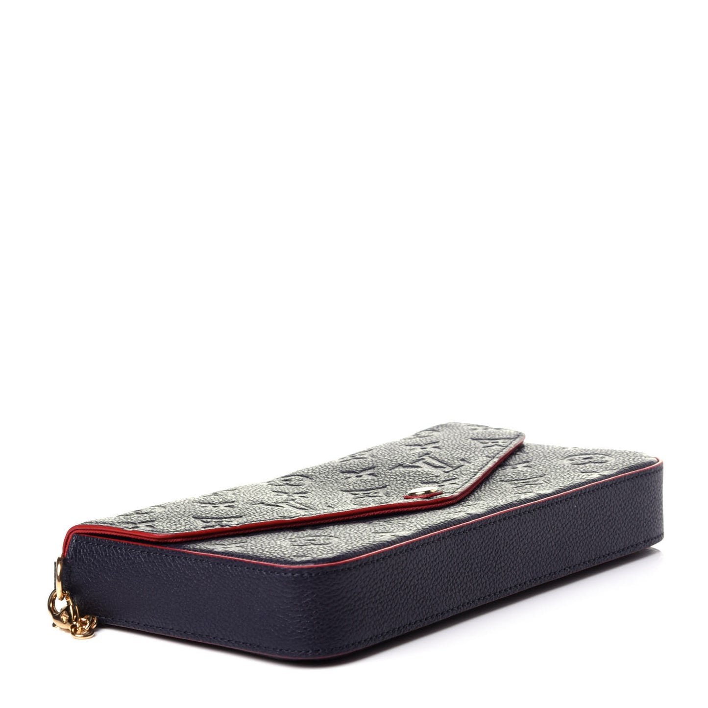 Empreinte Pochette Felicie Chain Wallet Marine Rouge
