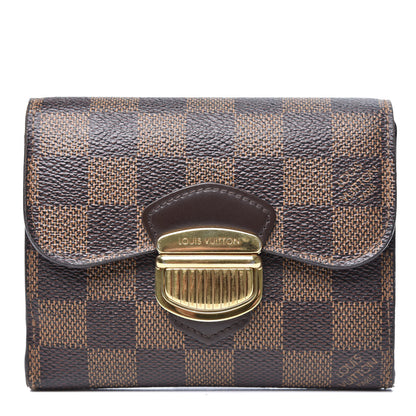 Louis Vuitton Damier Ebene Joey Wallet 1 of 8