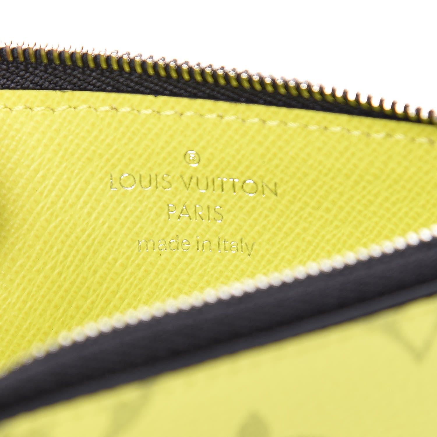 Louis Vuitton Monogram Taiga Coin Card Holder Yellow 6 of 7