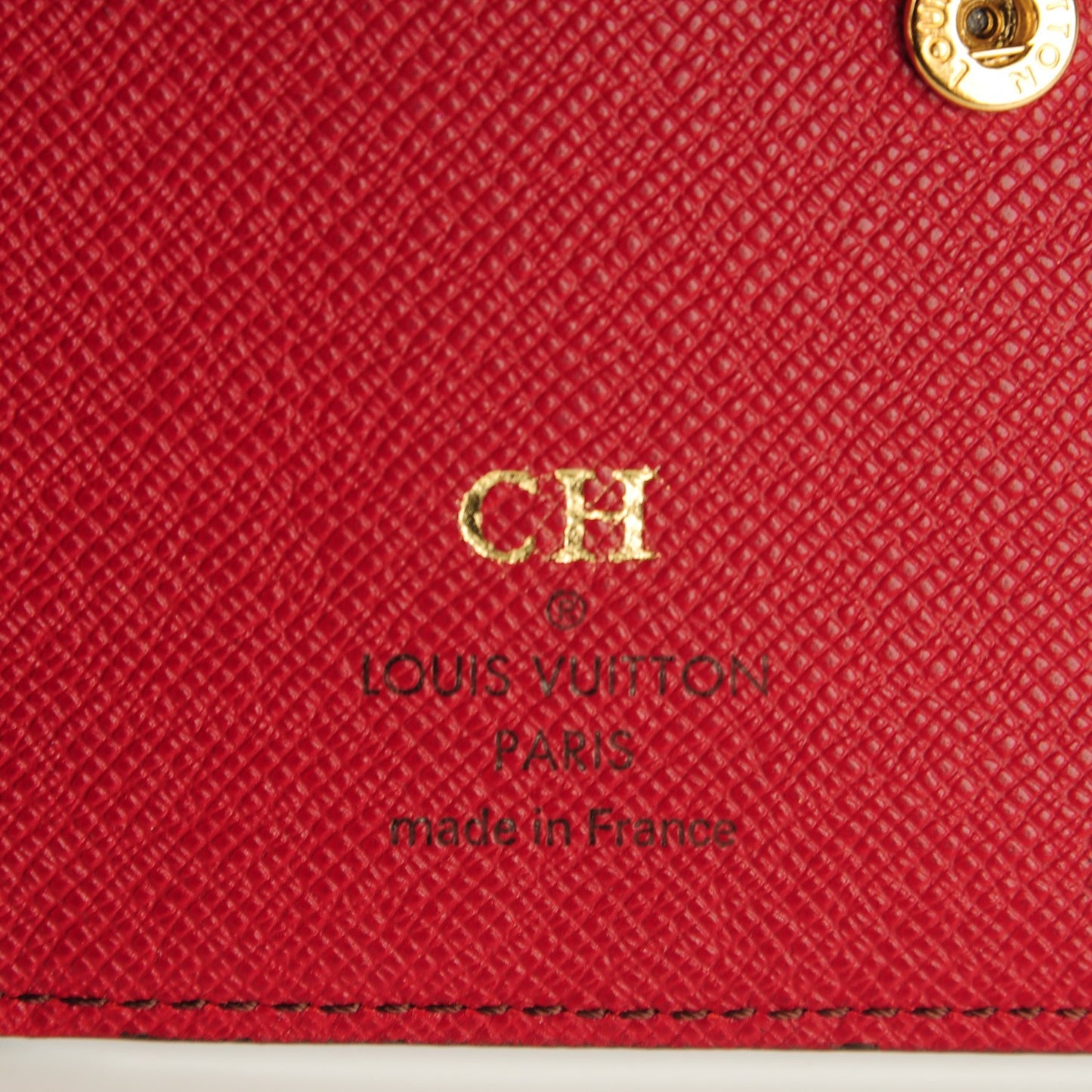 Monogram Compact Marie Wallet Rouge