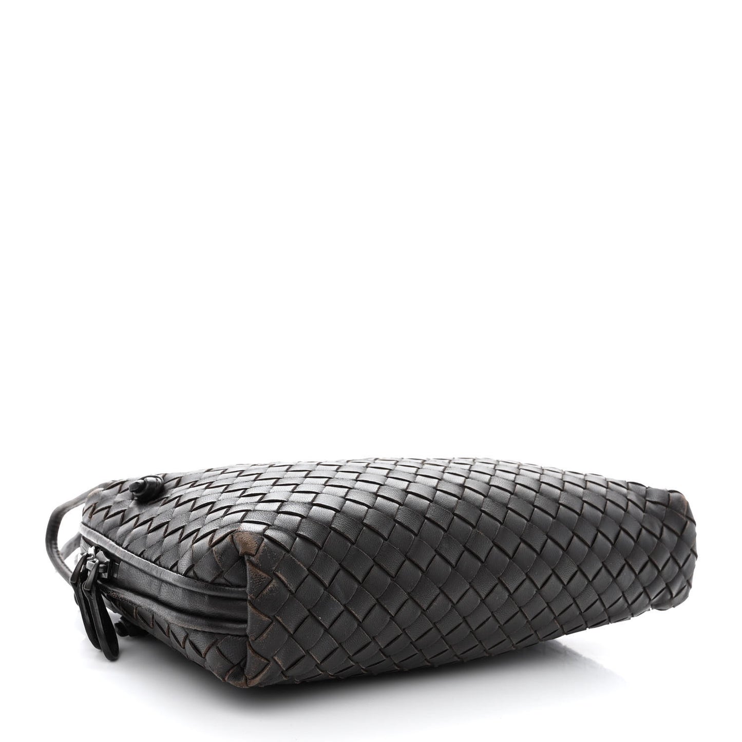 Nappa Intrecciato Nodini Bag Ebano