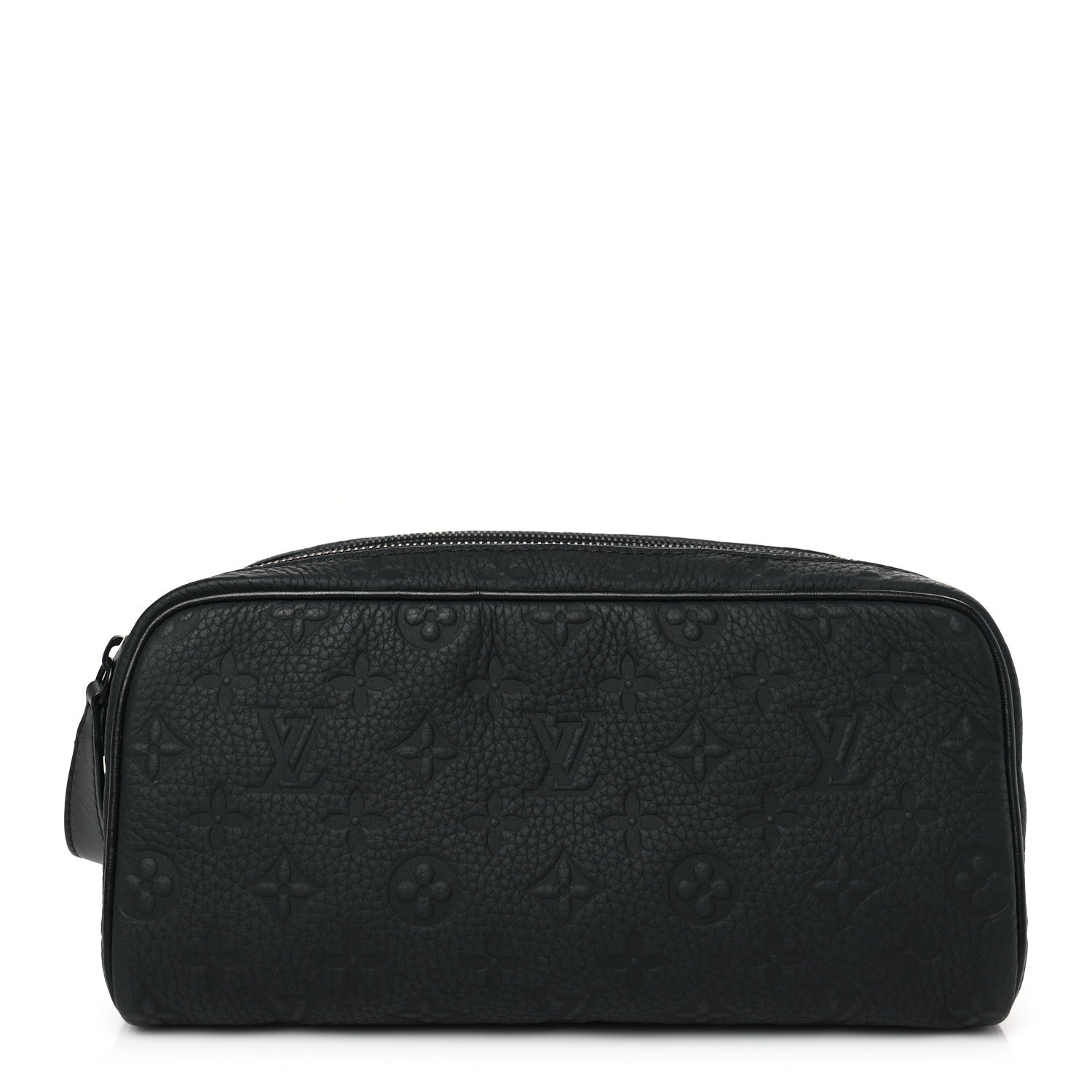 Louis Vuitton Taurillon Monogram Dopp Kit Toilet Pouch Black 1 of 8