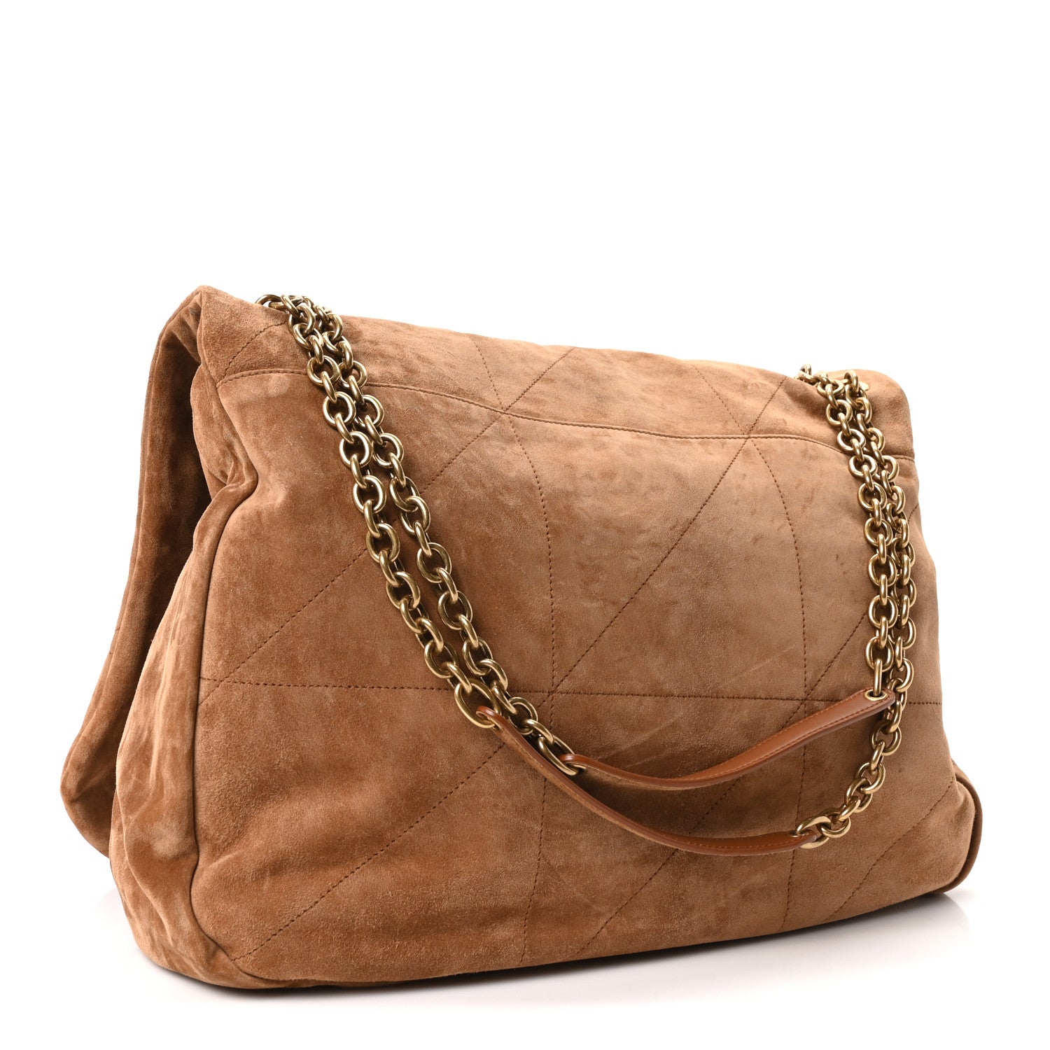 Saint Laurent Suede Matelasse Monogram Large Jamie 4.3 Snuff 3 of 10