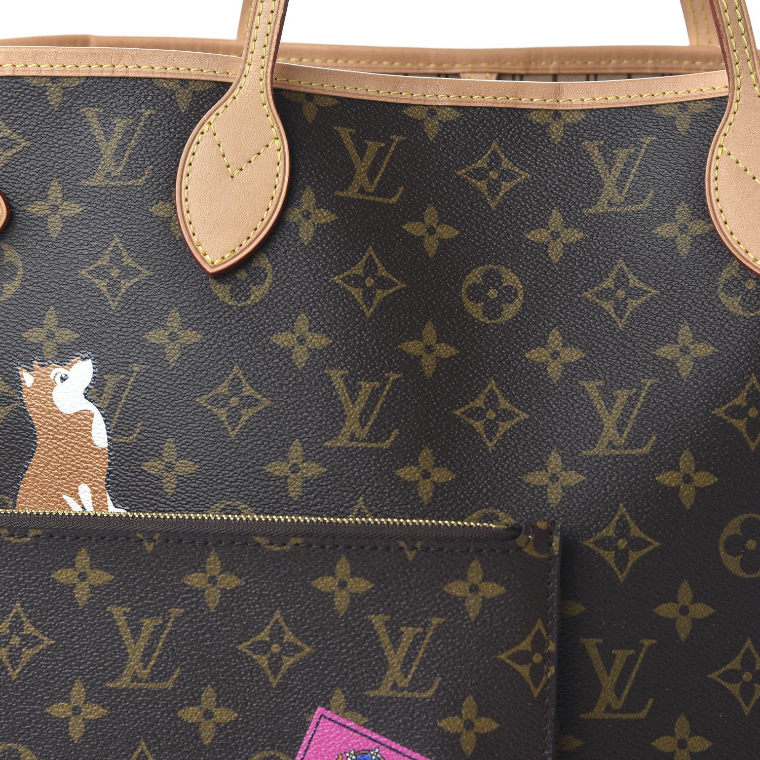 Louis Vuitton Monogram World Tour Neverfull MM 10 of 10
