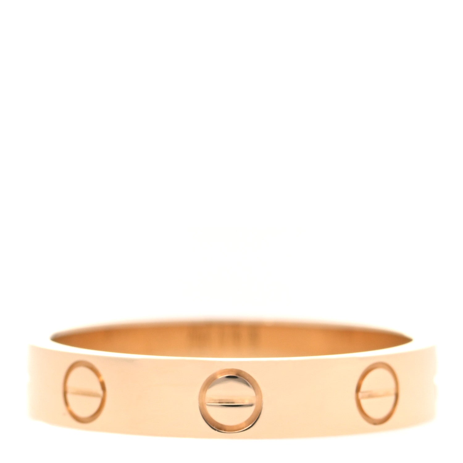 Cartier 18K Yellow Gold 3.5mm LOVE Wedding Band Ring 53 6.5 1 of 6