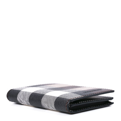 Burberry E-Canvas Check Folding Card Case Dark Birch Brown 4 of 15