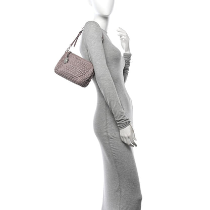 Miu Miu Nappa Matelasse Crystal Clutch  Mughetto 2 of 14