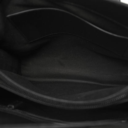 Gucci Textured Dollar Calfskin Web Monochrome Large Diana Tote Bag Black 6 of 13