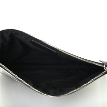 Givenchy Textured Calfskin Amerika Print Pouch Black 4 of 4