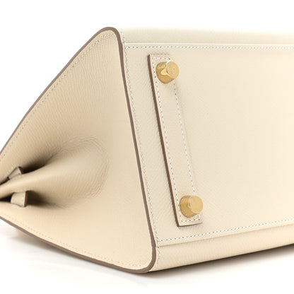 Hermes Epsom Birkin Sellier 25 Craie 8 of 9
