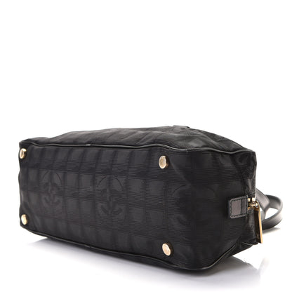 Chanel Nylon Travel Bowler Black 8 of 9