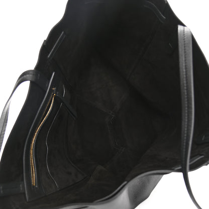 Celine Soft Grained Calfskin Medium Belt Cabas Phantom Black 9 of 17