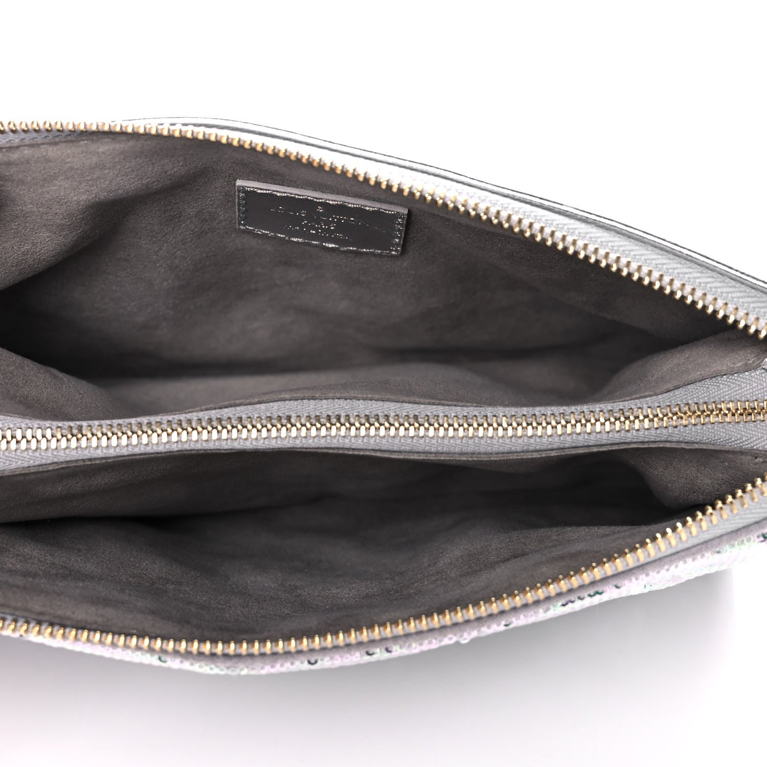 Louis Vuitton Satin Sequin Embroidered Monogram Coussin BB Silver 6 of 12