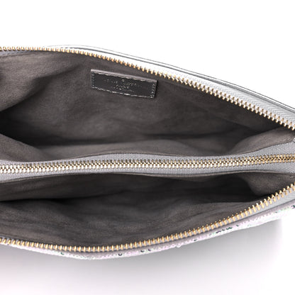 Louis Vuitton Satin Sequin Embroidered Monogram Coussin BB Silver 6 of 12