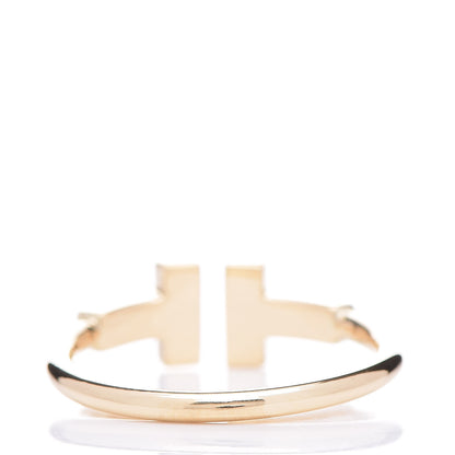 Tiffany 18K Yellow Gold Diamond T Wire Ring 49 5 3 of 5