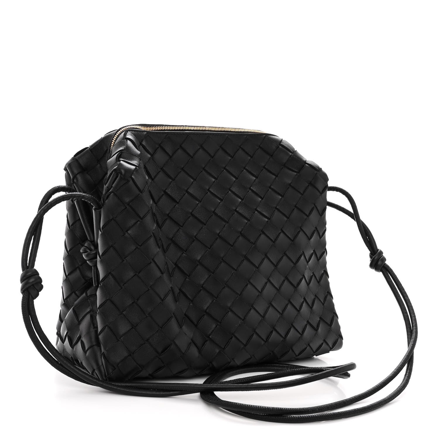 Bottega Veneta Nappa Intrecciato Medium Loop Camera Bag Black 3 of 9