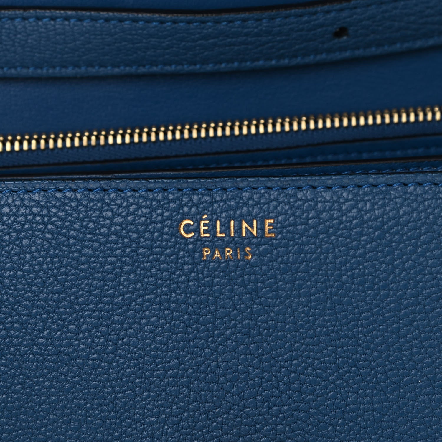 Celine Goatskin Medium Classic Box Flap Bag Deepsea 5 of 10