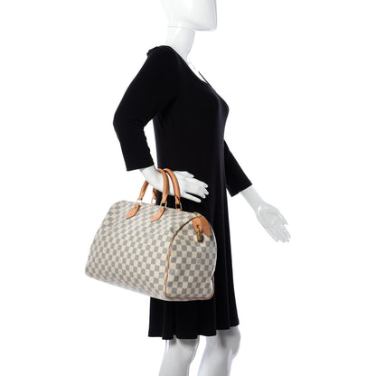 Louis Vuitton Damier Azur Speedy 35 2 of 10