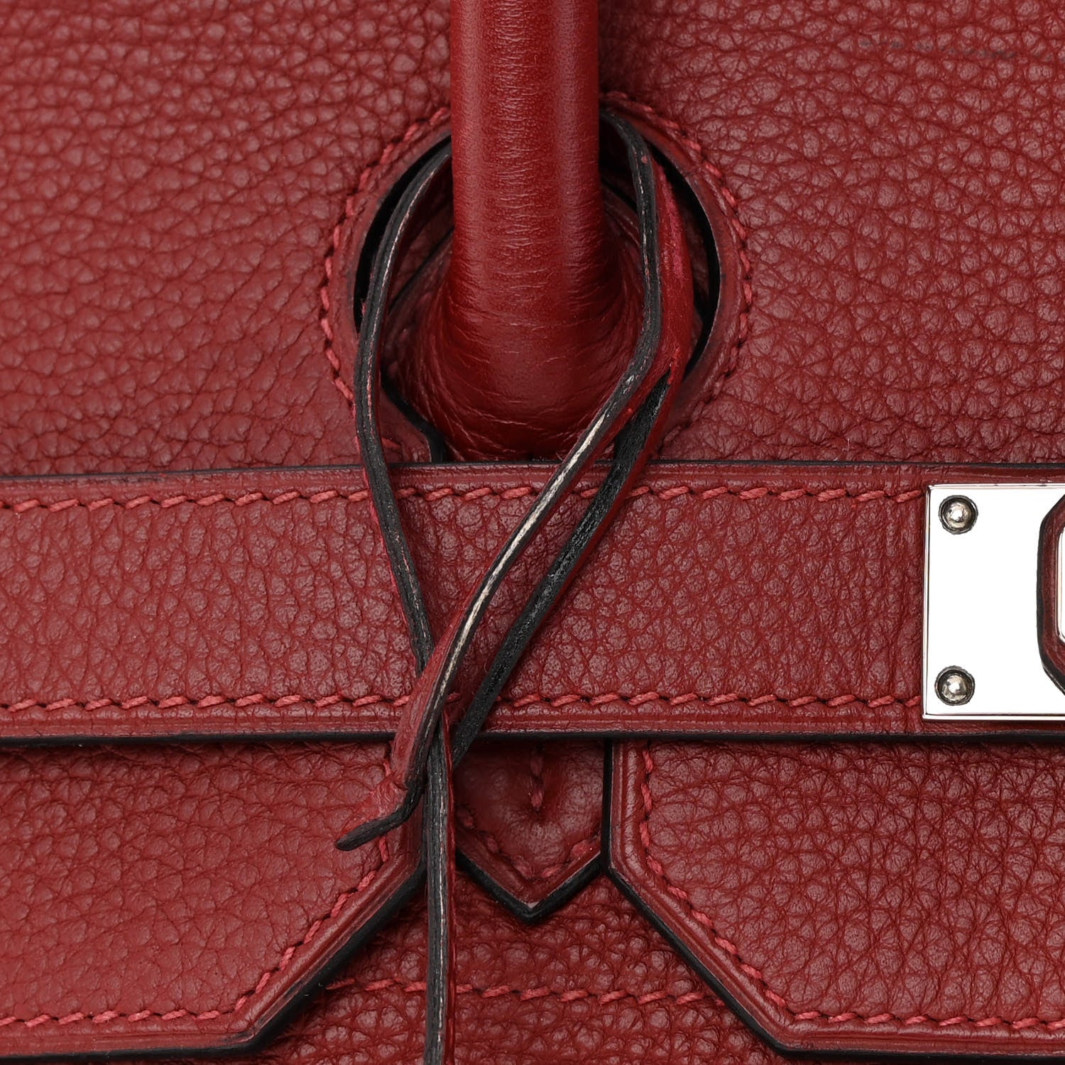 Hermes Taurillon Clemence JPG Birkin 42 Rouge H 25 of 25