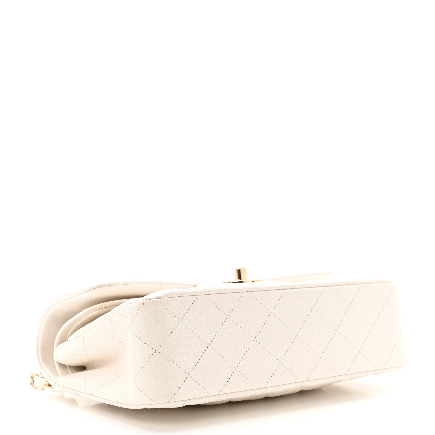 Chanel Caviar Quilted Small Double Flap White 4 of 10