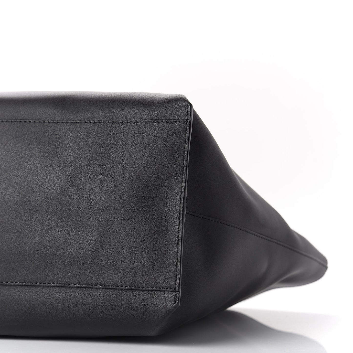 Calfskin Medium GV Shopper Tote Black