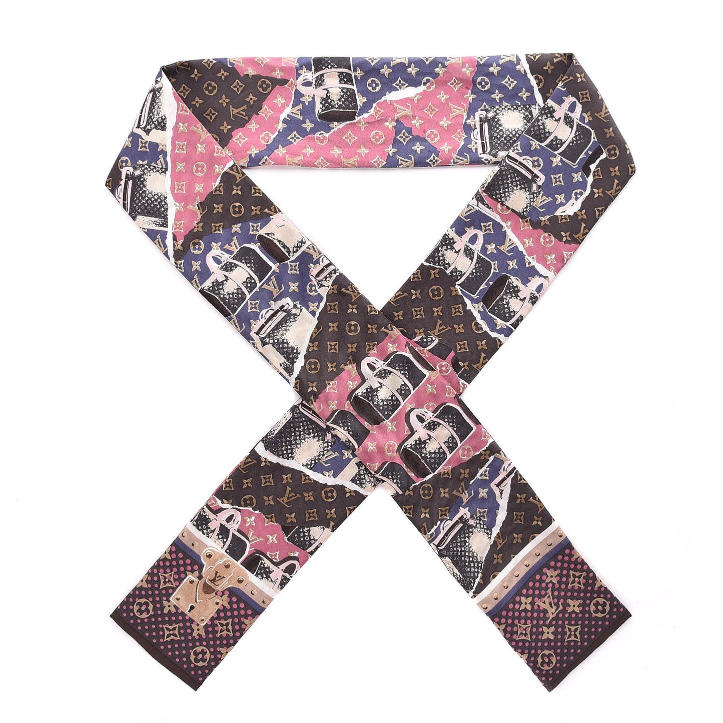 Silk Monogram Voyage Bandeau